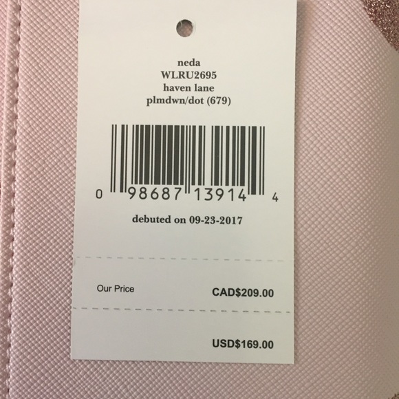 NWT KATE SPADE HEDA HAVEN LANE POLKA DOT WALLET - Picture 4 of 7